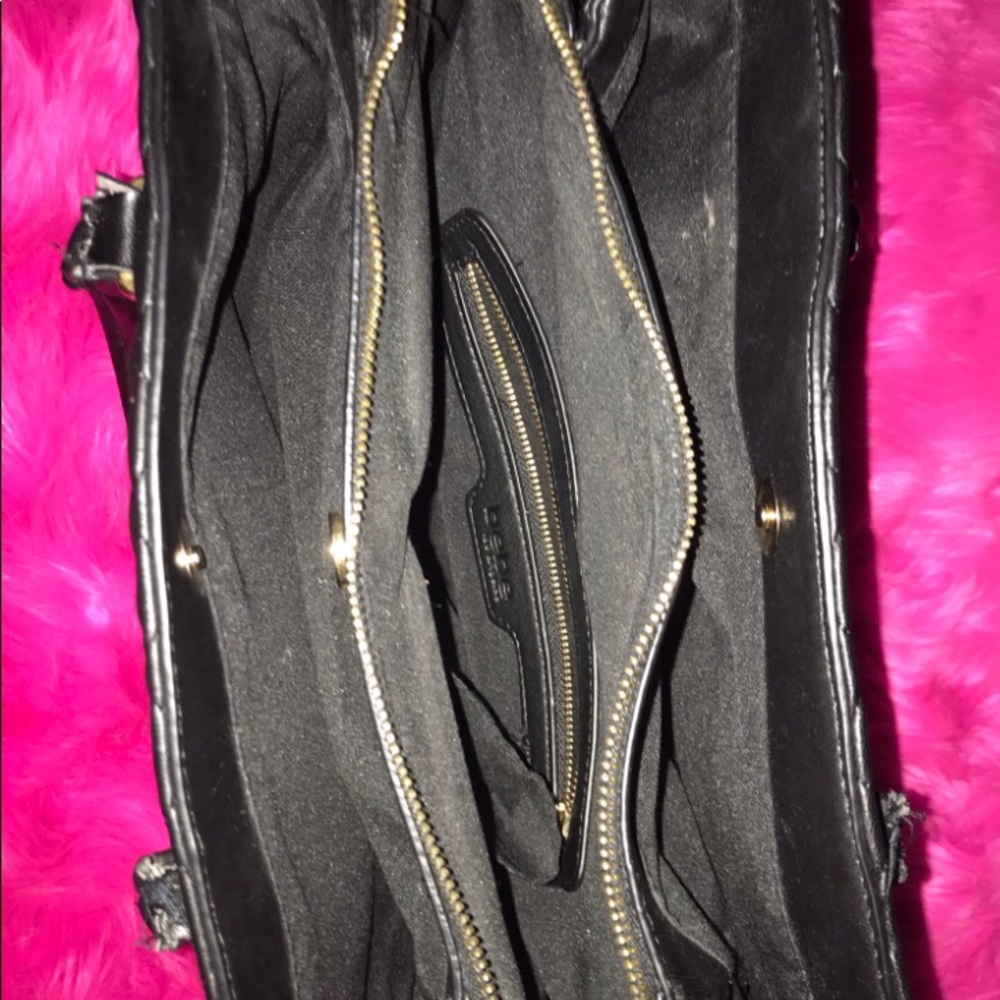 Bebe black Danielle satchel purse - Picture 7 of 16